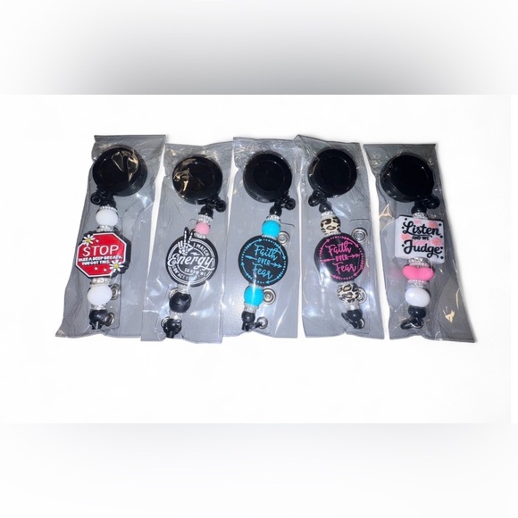 Accessories - New Inspirational Retractable Badge Reel Choose 2, All Design Options Available